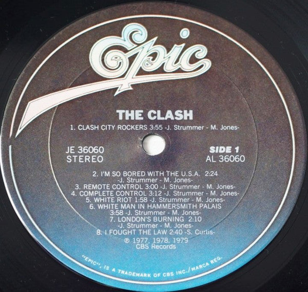 The Clash : The Clash (LP, Album, Pit + 7", Promo, Pit)