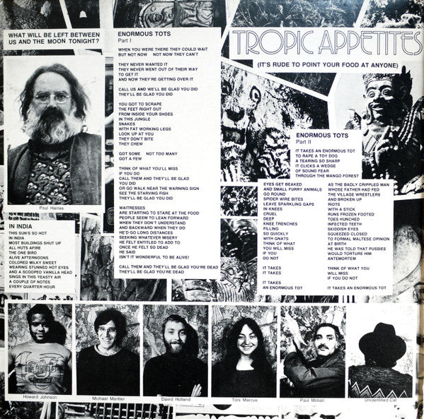 Carla Bley ~ Tropic Appetites (Vinyl) - Djungel & Jazz