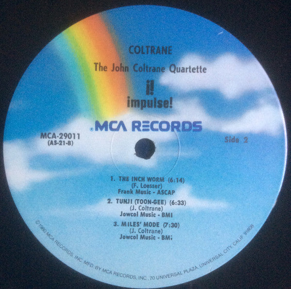 The John Coltrane Quartet : Coltrane (LP, Album, RE, RM)