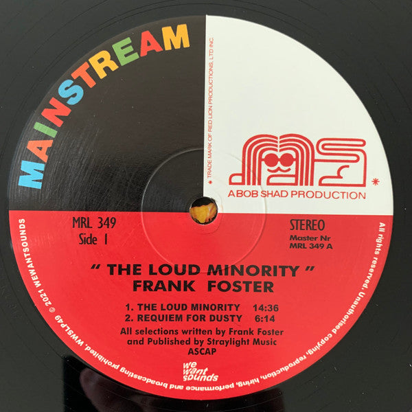 Frank Foster ~ The Loud Minority (Vinyl) - Djungel & Jazz