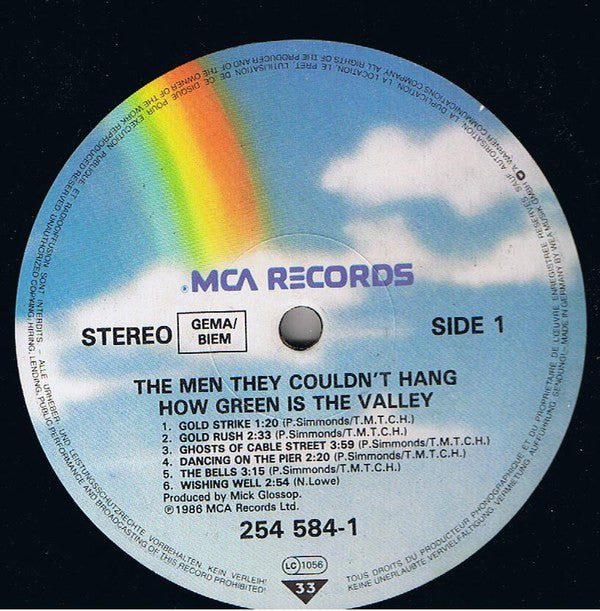 The Men They Couldn't Hang ~ How Green Is The Valley (Vinyl) - Djungel & Jazz