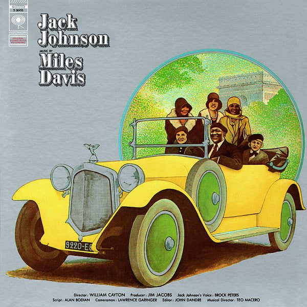 Miles Davis : Jack Johnson (Original Soundtrack Recording) (LP, Album, Ter)