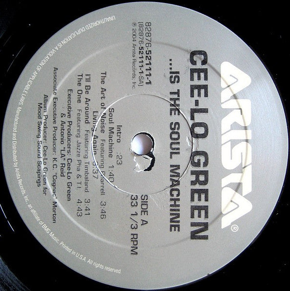 Cee-Lo Green ~ Cee-Lo Green... Is The Soul Machine (Vinyl) - Djungel & Jazz