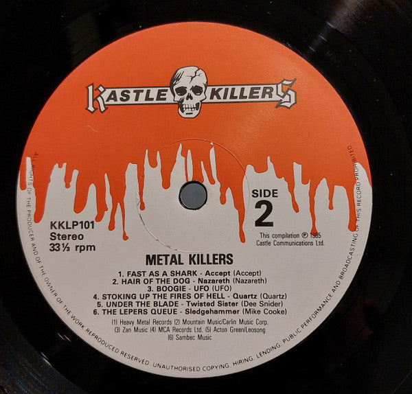 Various ~ Metal Killers (Vinyl) - Djungel & Jazz