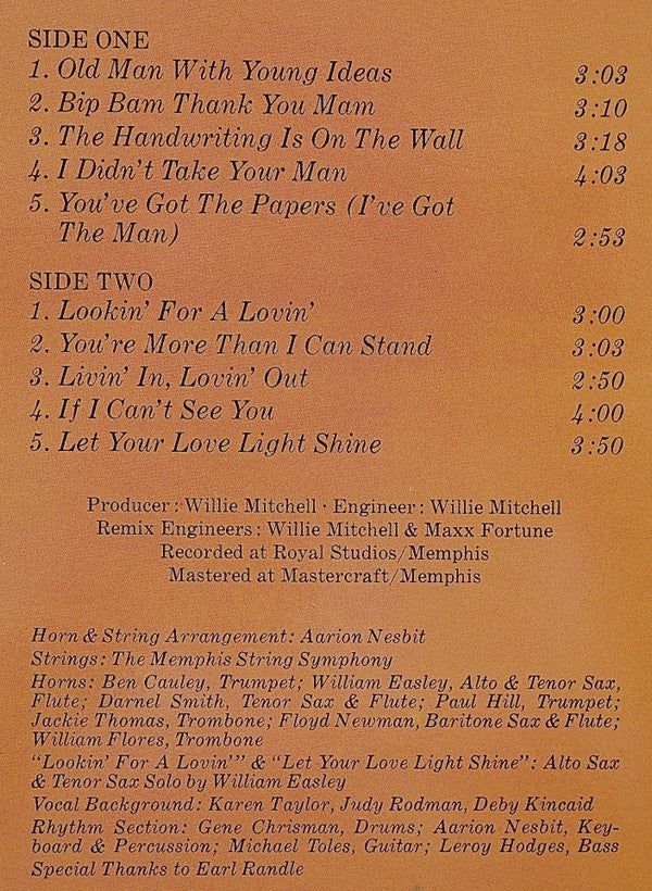 Ann Peebles ~ The Handwriting Is On The Wall (Vinyl) - Djungel & Jazz