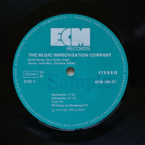 The Music Improvisation Company : The Music Improvisation Company (LP)