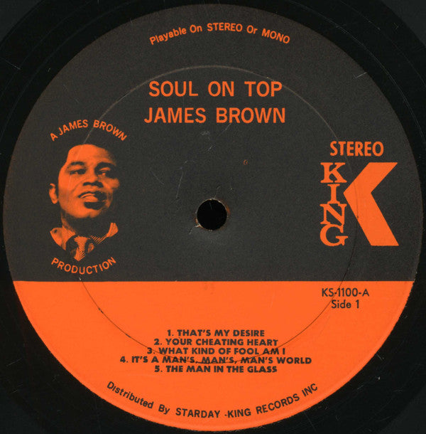 James Brown With The Louie Bellson Orchestra, Oliver Nelson ~ Soul On Top (Vinyl) - Djungel & Jazz