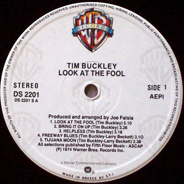 Tim Buckley ~ Look At The Fool (Vinyl) - Djungel & Jazz