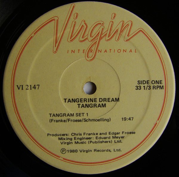 Tangerine Dream : Tangram (LP, Album)