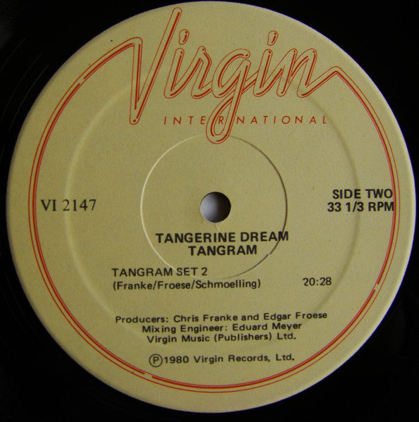 Tangerine Dream : Tangram (LP, Album)