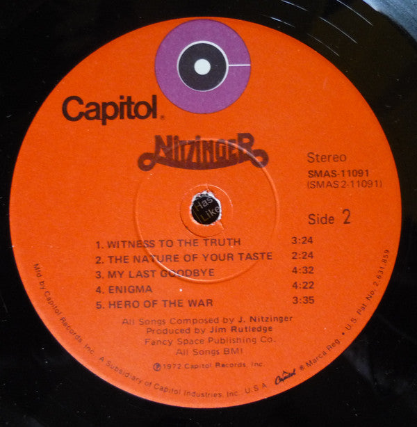 John Nitzinger ~ Nitzinger (Vinyl) - Djungel & Jazz