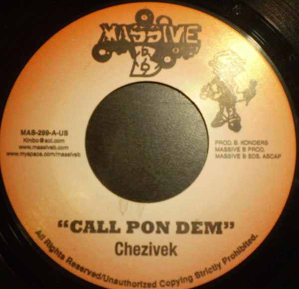 Chezidek : Call Pon Dem (7")
