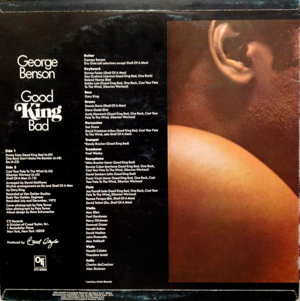 George Benson ~ Good King Bad (Vinyl) - Djungel & Jazz
