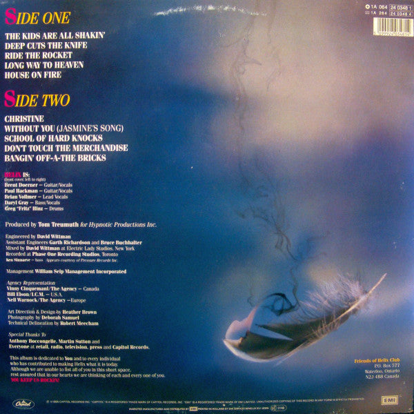 Helix (3) : Long Way To Heaven (LP, Album)