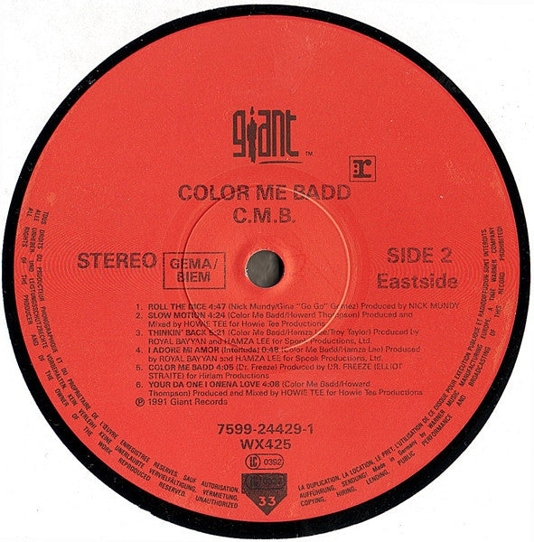 Color Me Badd ~ C.M.B. (Vinyl) - Djungel & Jazz