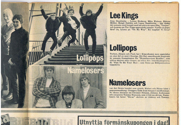 Lee Kings, Lollipops, Namelosers ~ Bildjournalen GoGo Skiva 66 (Vinyl) - Djungel & Jazz