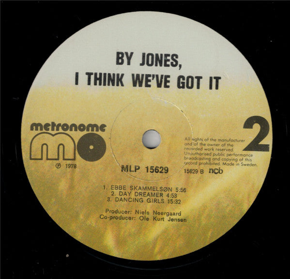 The Danish Radio Big Band And Thad Jones ~ By Jones, I Think We've Got It (Vinyl) - Djungel & Jazz