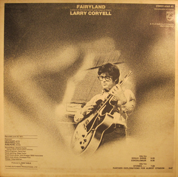 Larry Coryell ~ Fairyland (Vinyl) - Djungel & Jazz