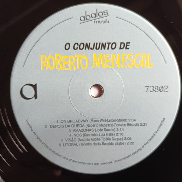 Roberto Menescal E Seu Conjunto ~ O Conjunto De Roberto Menescal (Vinyl) - Djungel & Jazz