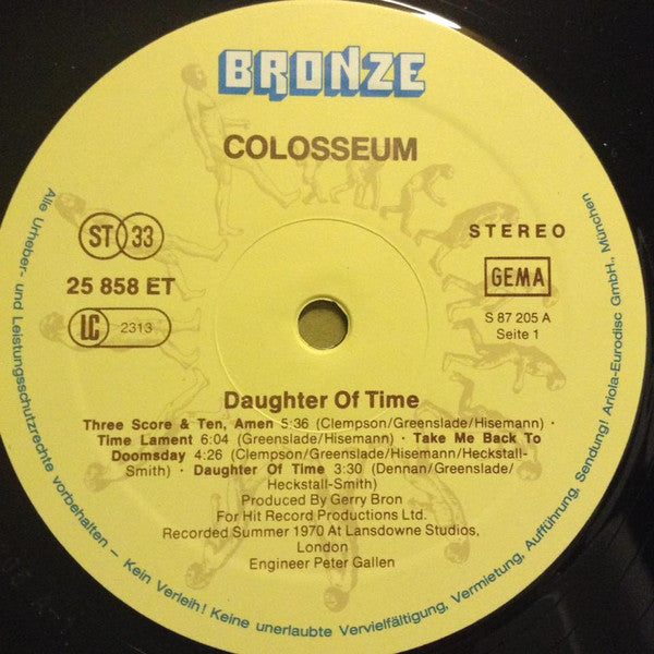 Colosseum ~ Daughter Of Time (Vinyl) - Djungel & Jazz