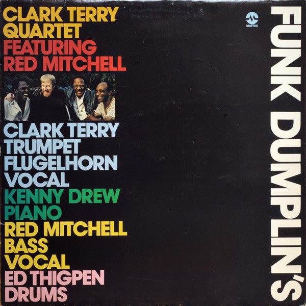 Clark Terry Quartet Featuring Red Mitchell ~ Funk Dumplin's (Vinyl) - Djungel & Jazz