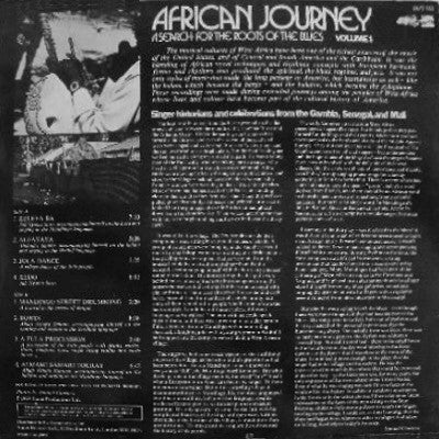 Various ~ African Journey: A Search For The Roots Of The Blues Volume 1 (Vinyl) - Djungel & Jazz