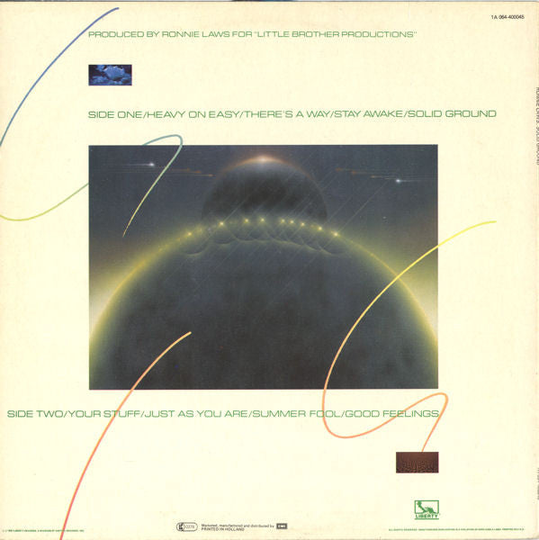 Ronnie Laws ~ Solid Ground (Vinyl) - Djungel & Jazz