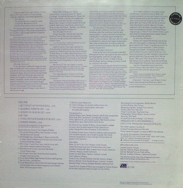 Charles Mingus ~ Three Or Four Shades Of Blues (Vinyl) - Djungel & Jazz