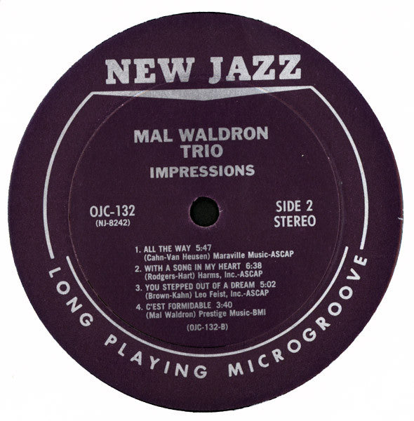 Mal Waldron Trio ~ Impressions (Vinyl) - Djungel & Jazz