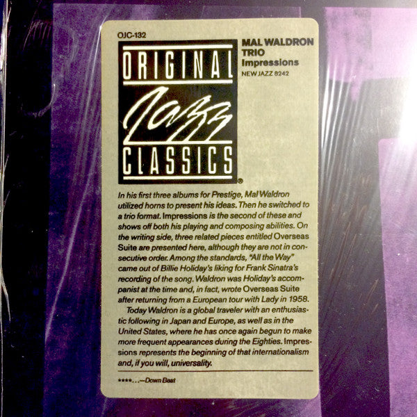 Mal Waldron Trio ~ Impressions (Vinyl) - Djungel & Jazz