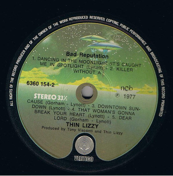Thin Lizzy ~ Bad Reputation (Vinyl) - Djungel & Jazz