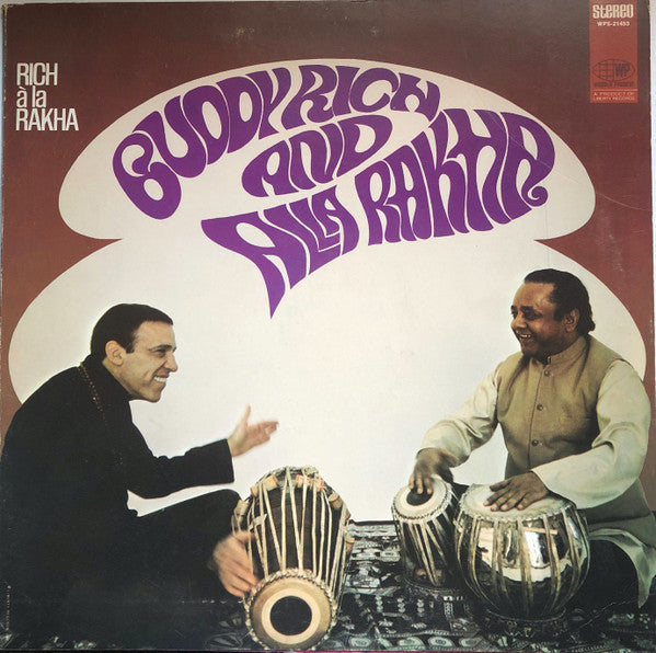 Buddy Rich And Alla Rakha ~ Rich À La Rakha (Vinyl) - Djungel & Jazz