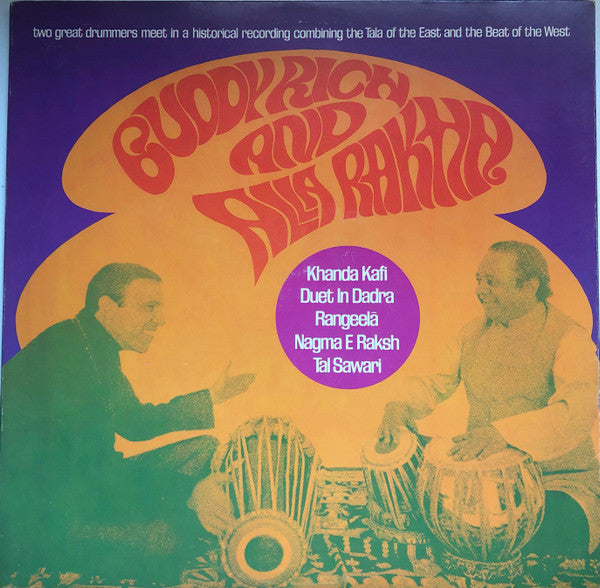 Buddy Rich And Alla Rakha ~ Rich À La Rakha (Vinyl) - Djungel & Jazz