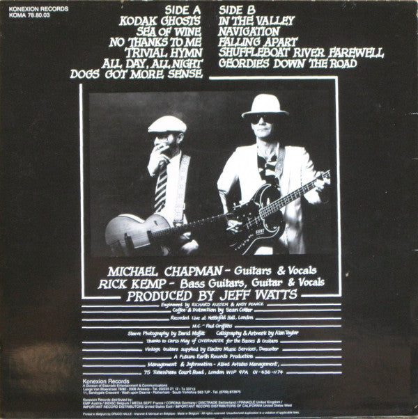 Michael Chapman And Rick Kemp ~ Original Owners (Vinyl) - Djungel & Jazz