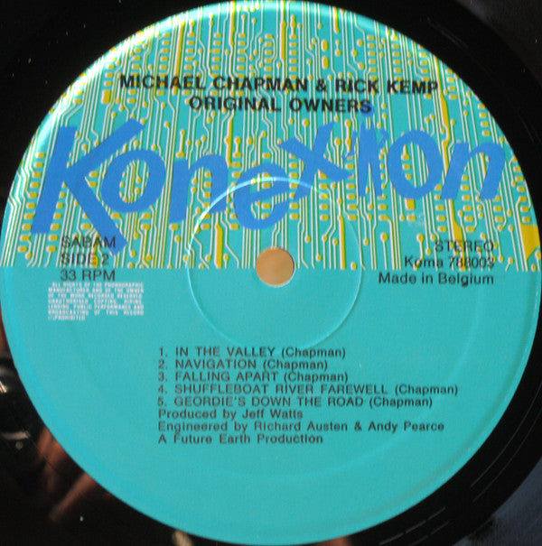 Michael Chapman And Rick Kemp ~ Original Owners (Vinyl) - Djungel & Jazz