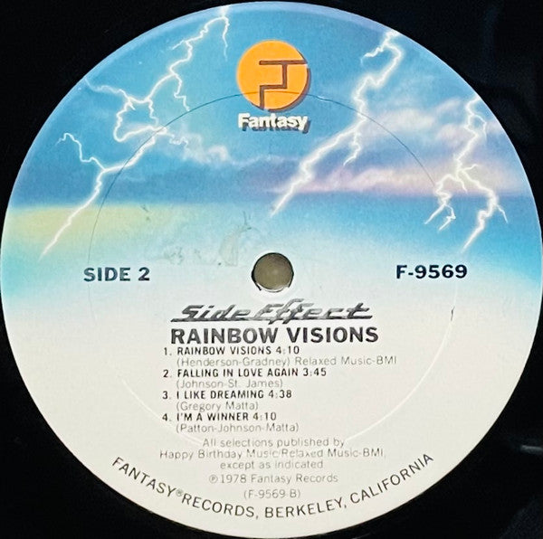 Side Effect : Rainbow Visions (LP, Album, San)
