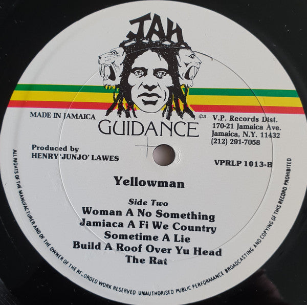 Yellowman : Just Cool (LP, Album)