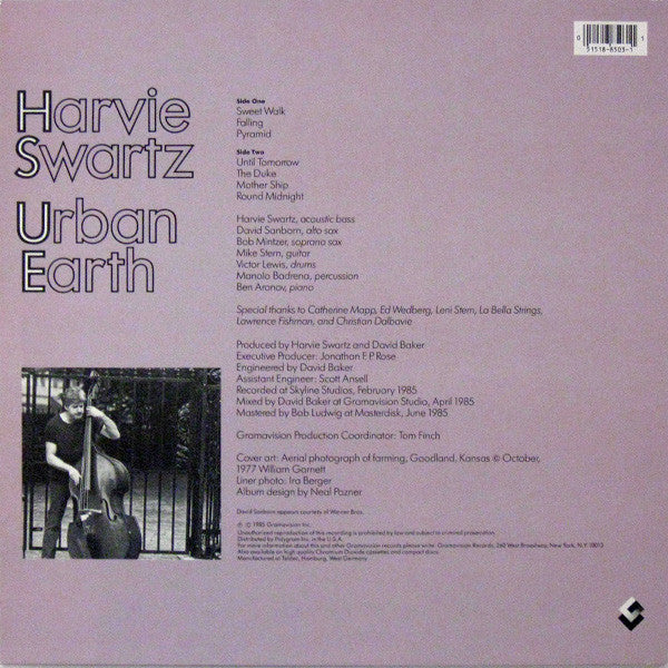 Harvie Swartz : Urban Earth (LP, Album)