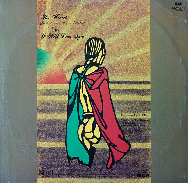 Jimmy Lindsay : It's Hard (For A Dread To Live In Babylon) (12")