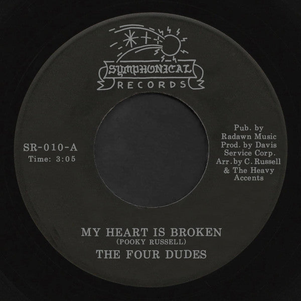 The Four Dudes ~ My Heart Is Broken / Hurt Took The High Road (Vinyl) - Djungel & Jazz