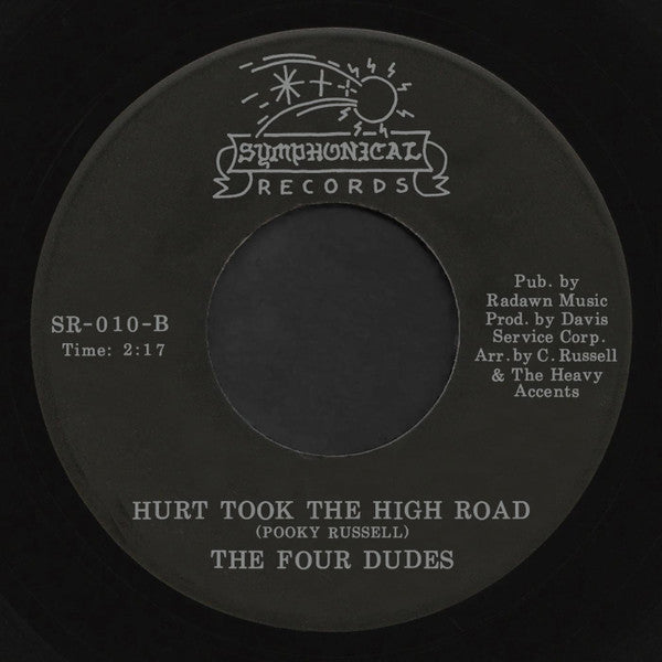 The Four Dudes ~ My Heart Is Broken / Hurt Took The High Road (Vinyl) - Djungel & Jazz