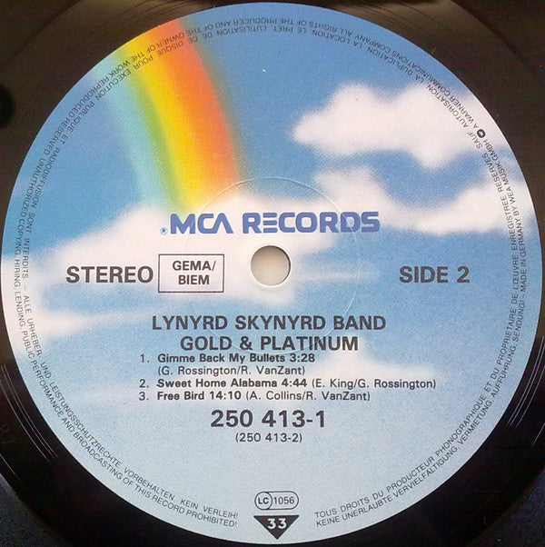 Lynyrd Skynyrd : Gold & Platinum (2xLP, Comp, RE, Gat)