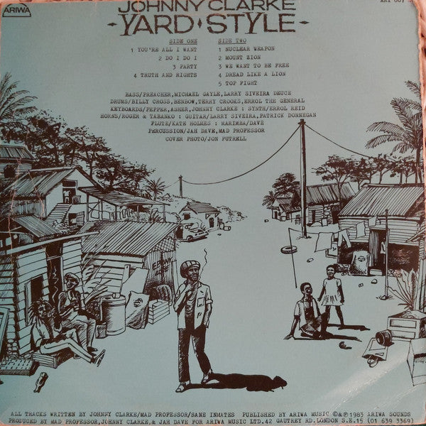 Johnny Clarke : Yard Style (LP, Album)