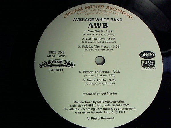 Average White Band ~ AWB (Vinyl) - Djungel & Jazz