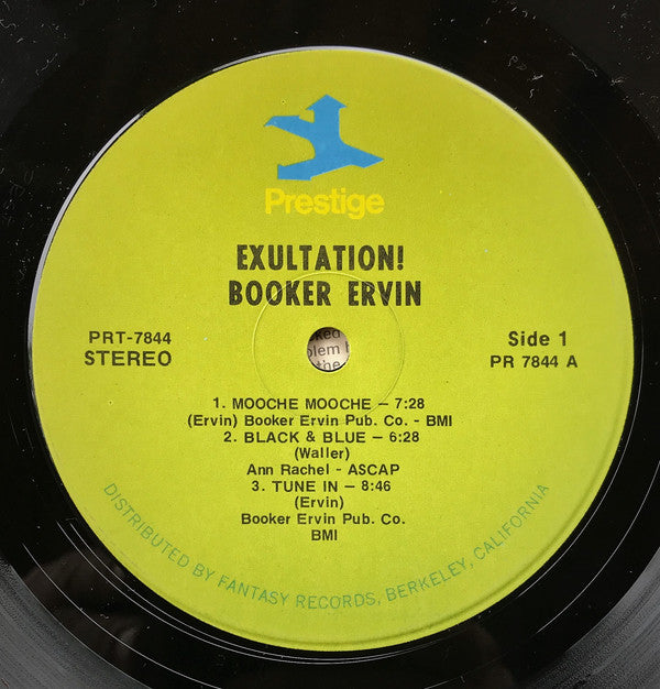 Booker Ervin ~ Exultation! (Vinyl) - Djungel & Jazz