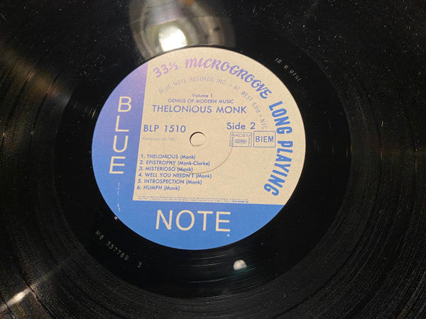 Thelonious Monk : Genius Of Modern Music Vol 1 (LP, Comp, Mono, RE)