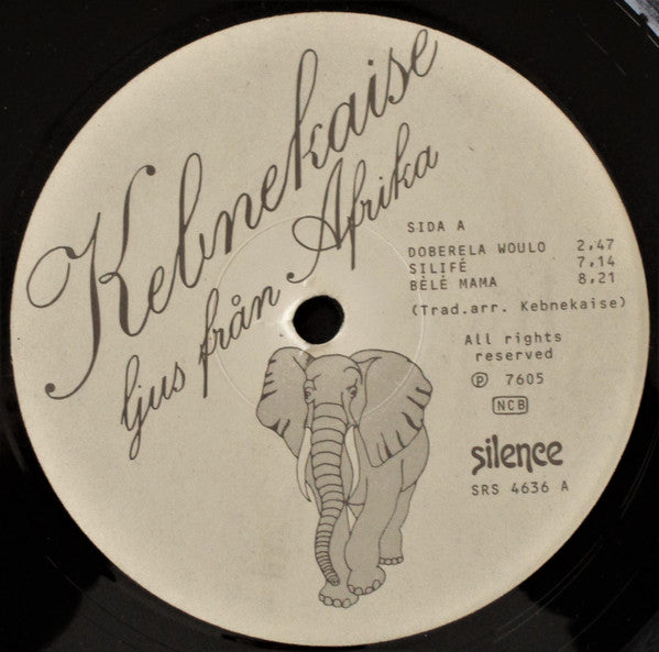 Kebnekajse ~ Ljus Från Afrika (Vinyl) - Djungel & Jazz