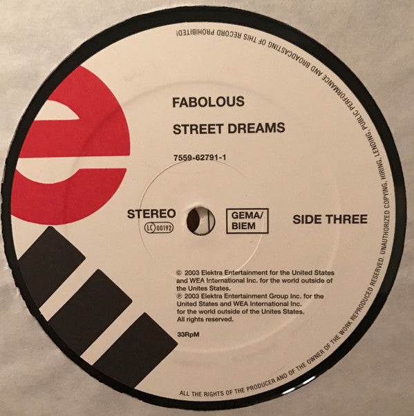 Fabolous ~ Street Dreams (Vinyl) - Djungel & Jazz