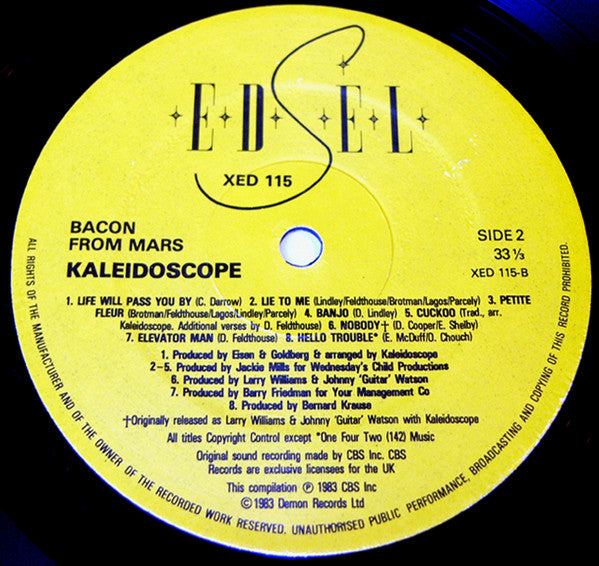 Kaleidoscope ~ Bacon From Mars (Vinyl) - Djungel & Jazz