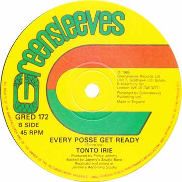Patrick Andy / Tonto Irie : Sting Me A Sting Shock Me A Shock / Every Posse Get Ready (12")